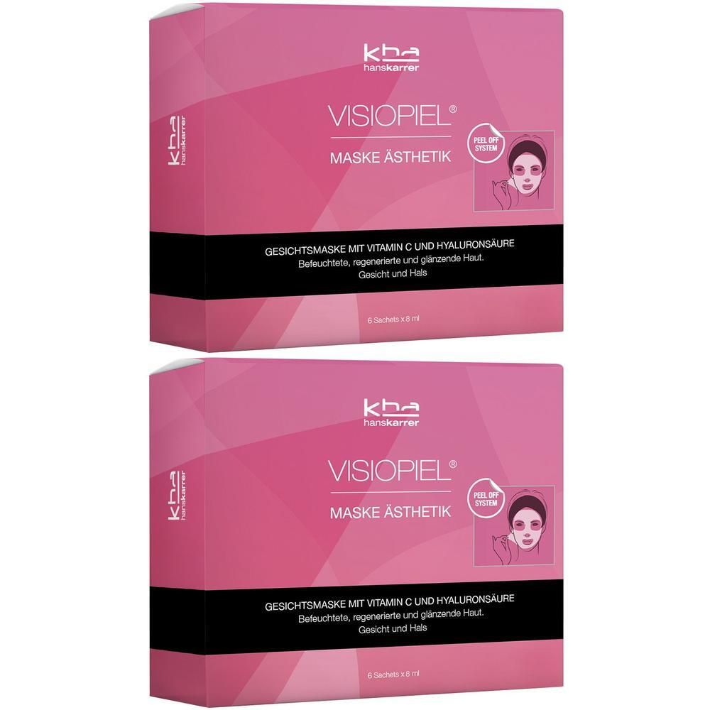 Visiopiel Maske Ästhetik 2x 2x6x8 ml Gesichtsmaske