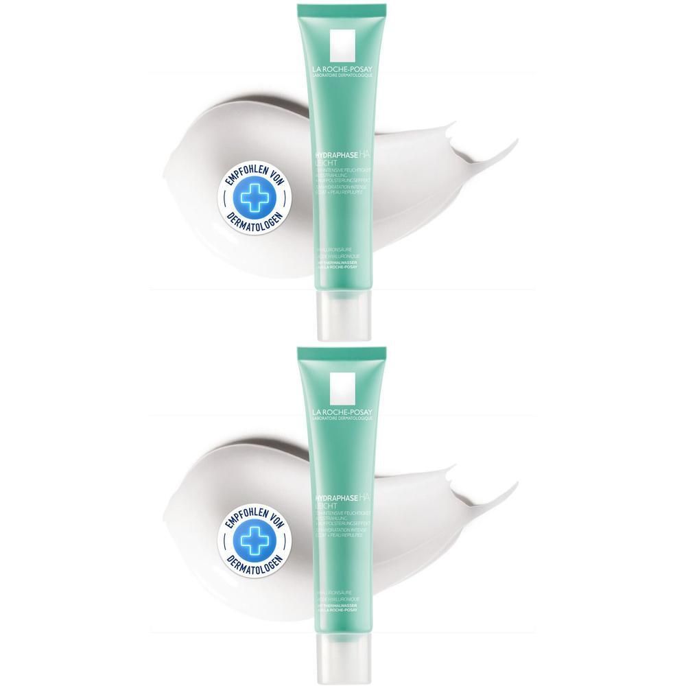 Roche-Posay Hydraphase HA Creme leicht 2x 2x40 ml
