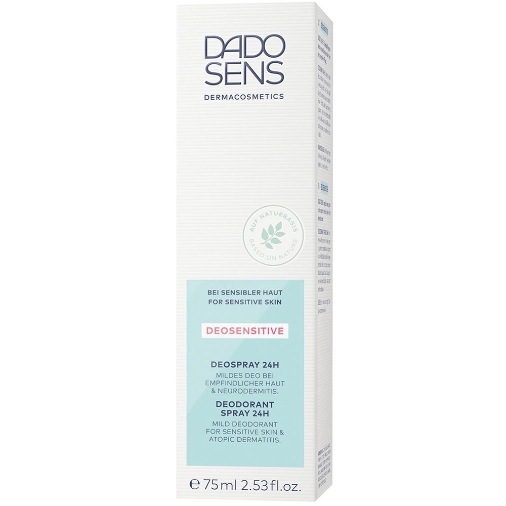 DADO SENS Deospray 24H für empfindliche Haut, 75ml.