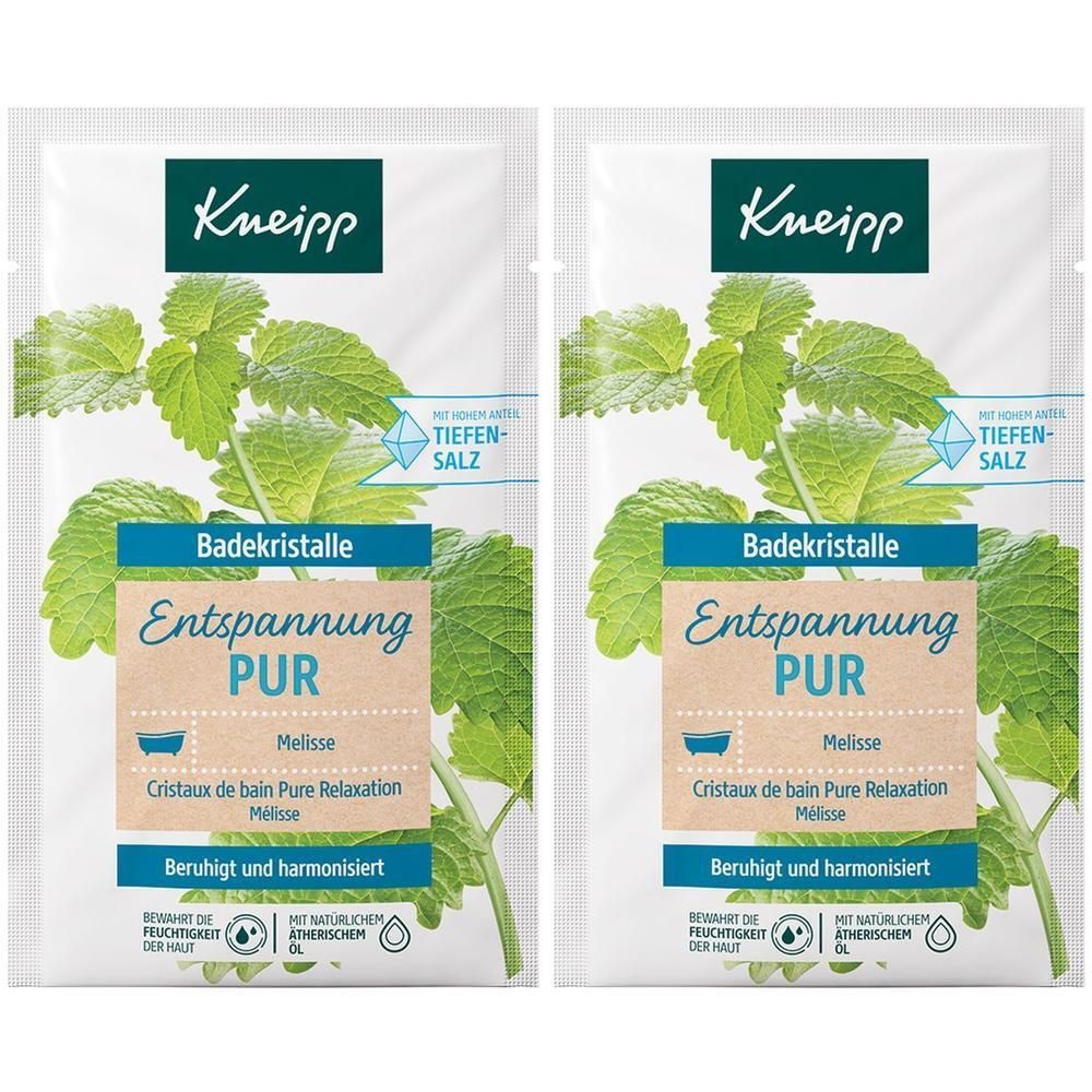 Kneipp Badekristalle Entspannung Pur 2x 2x60 g Salz