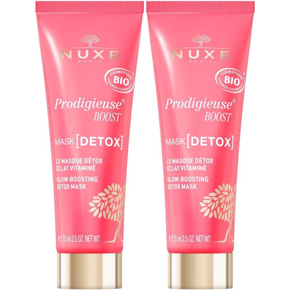 Nuxe Prodigieuse Boost Detox-Maske 2x 2x75 ml Gesichtsmaske