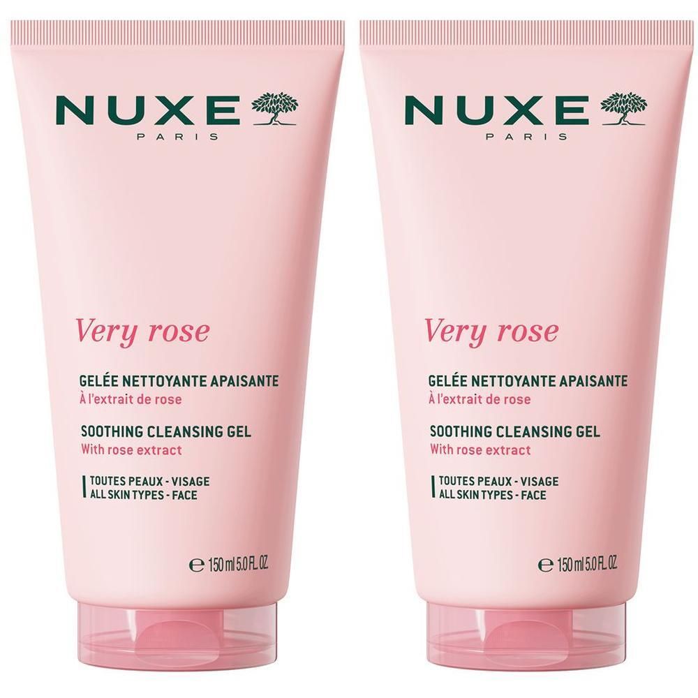 Nuxe Very Rose Reinigungsgel 2x 2x150 ml Gel