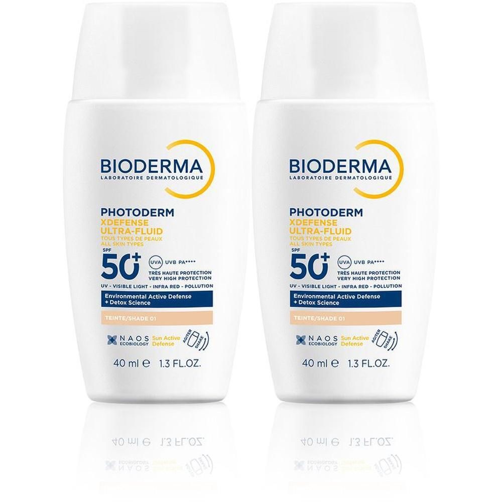 Bioderma Photoderm Xdefense Cre.sehr hell LSF 50+ 2x 2x40 ml Creme