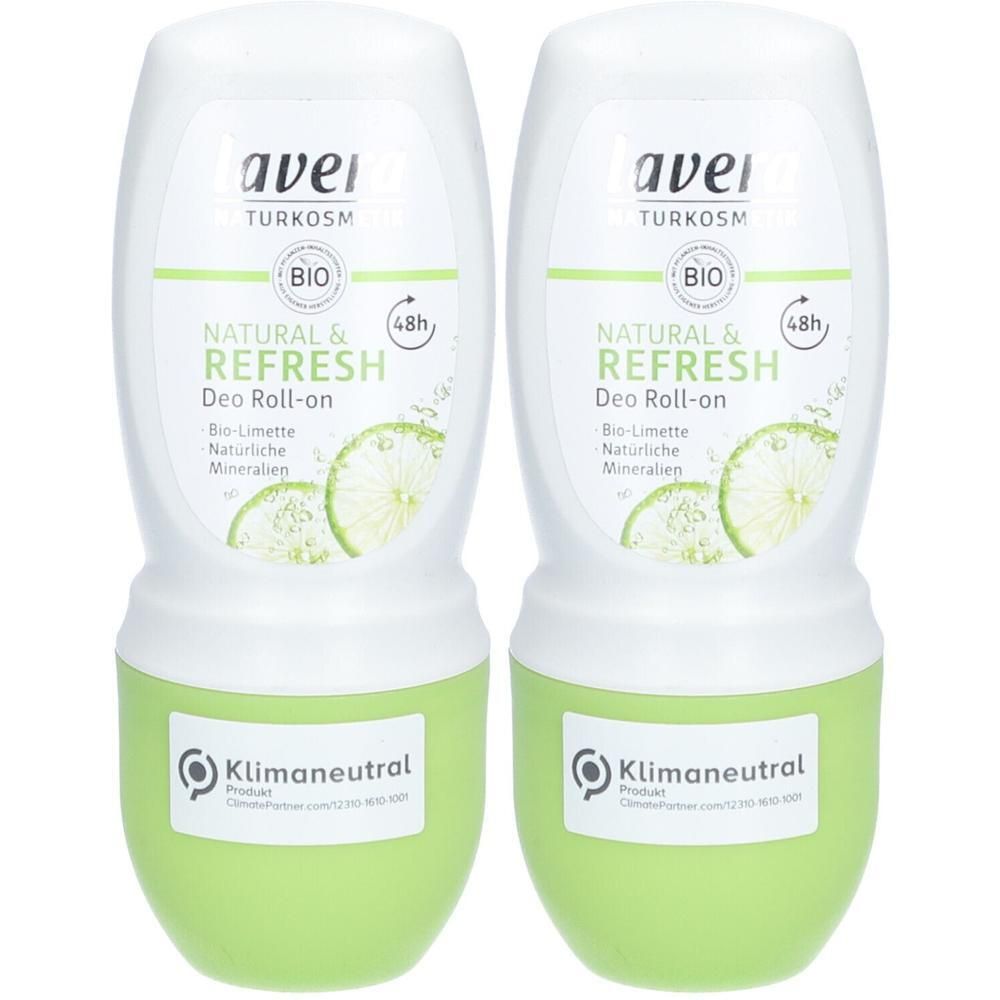 Lavera Deodorant Roll-on natural & refresh 2x 2x50 ml Körperpflege