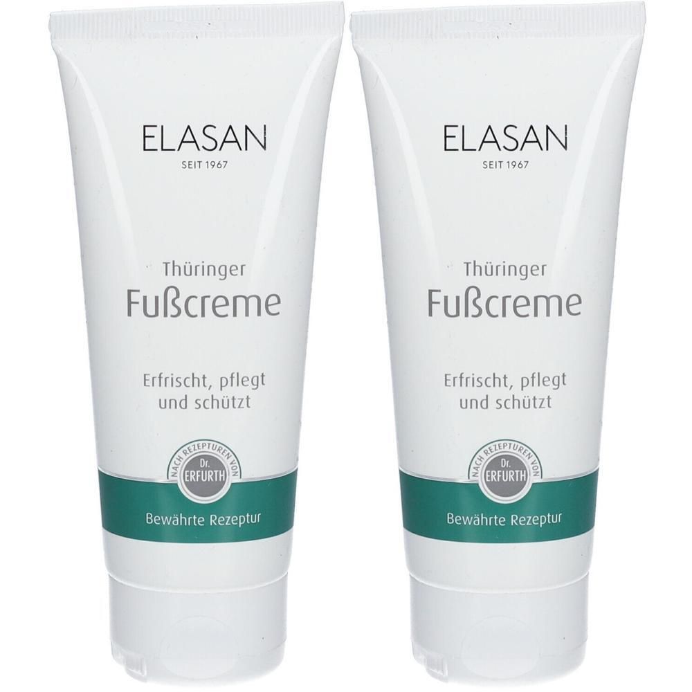 Elasan Thüringer Fußcreme 2x 2x100 ml Creme