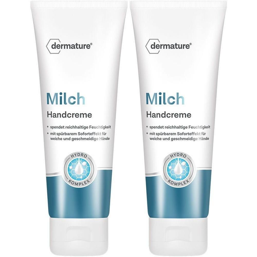 Dermature Milch Handcreme 2x 2x75 ml Creme