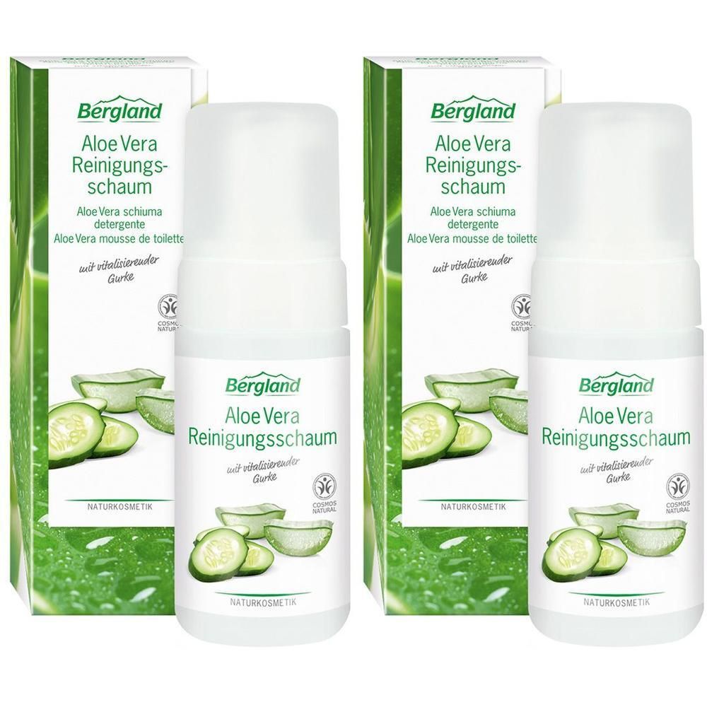 Aloe Vera Reinigungsschaum 2x 2x100 ml Schaum