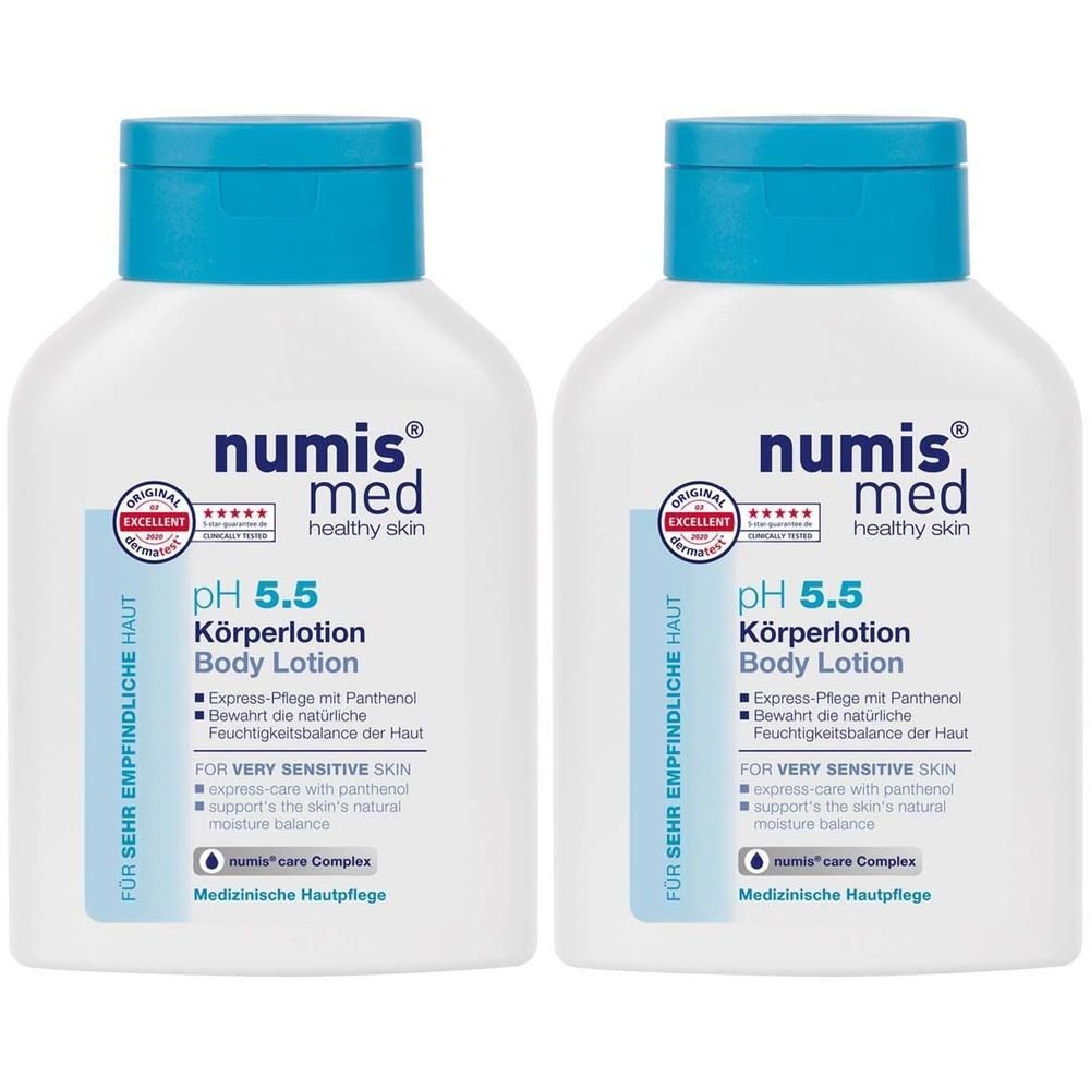 Numis med pH 5,5 Körperlotion 2x 2x200 ml Lotion