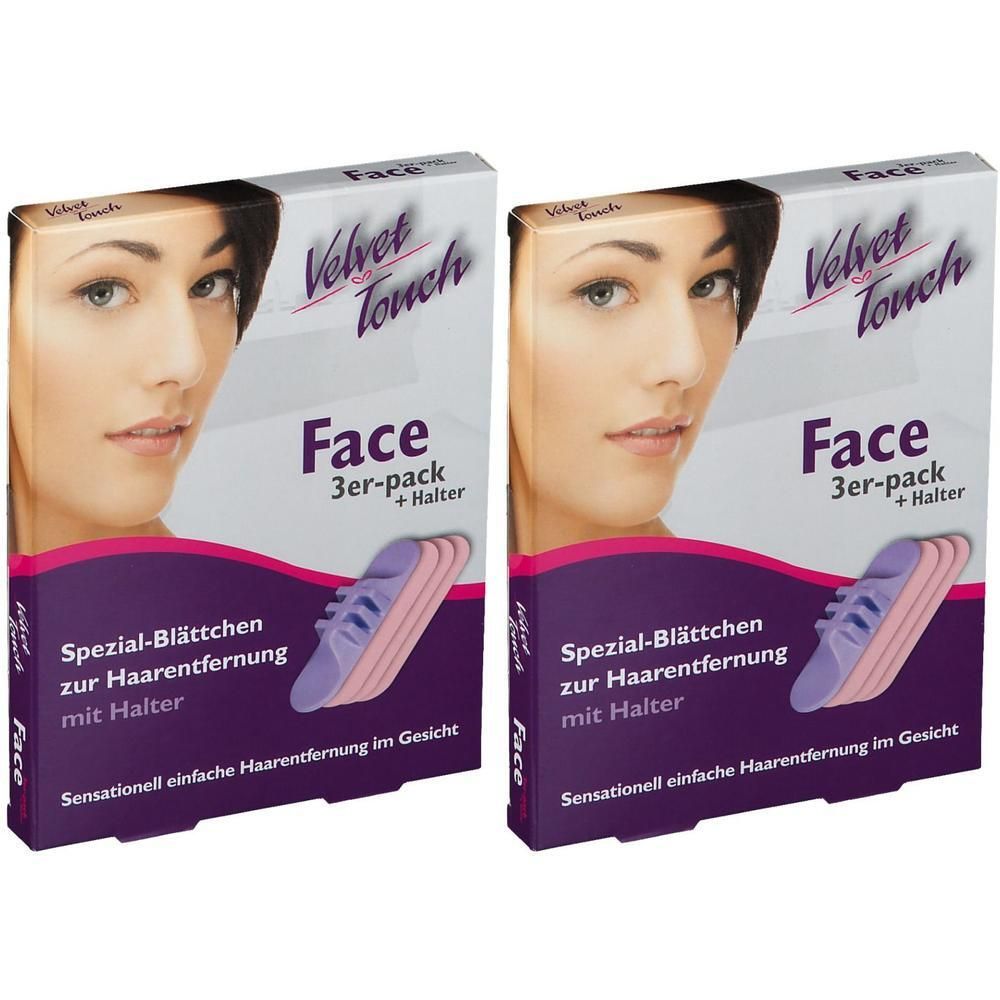 Velvet Touch Face 3er-Set 2x 2x1 St