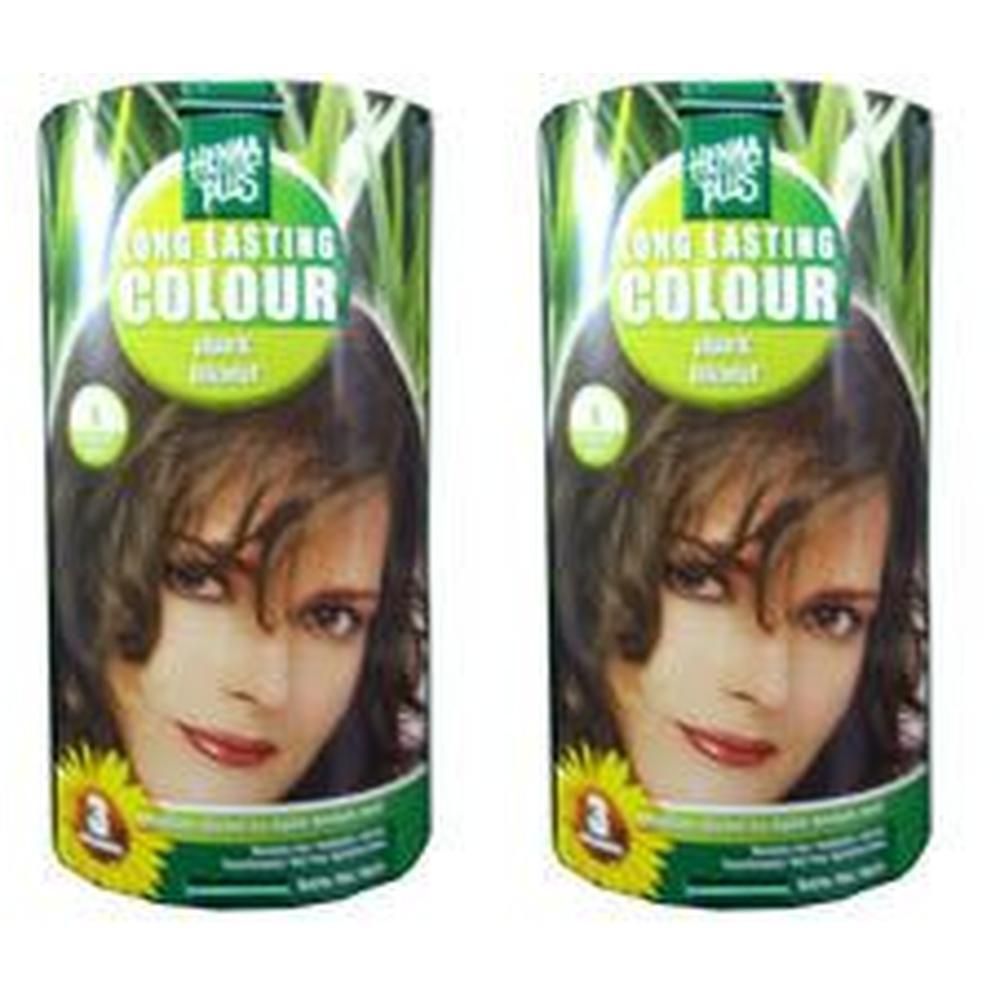 Hennaplus Long Lasting dark blond 6 2x 2x100 ml Flüssigkeit