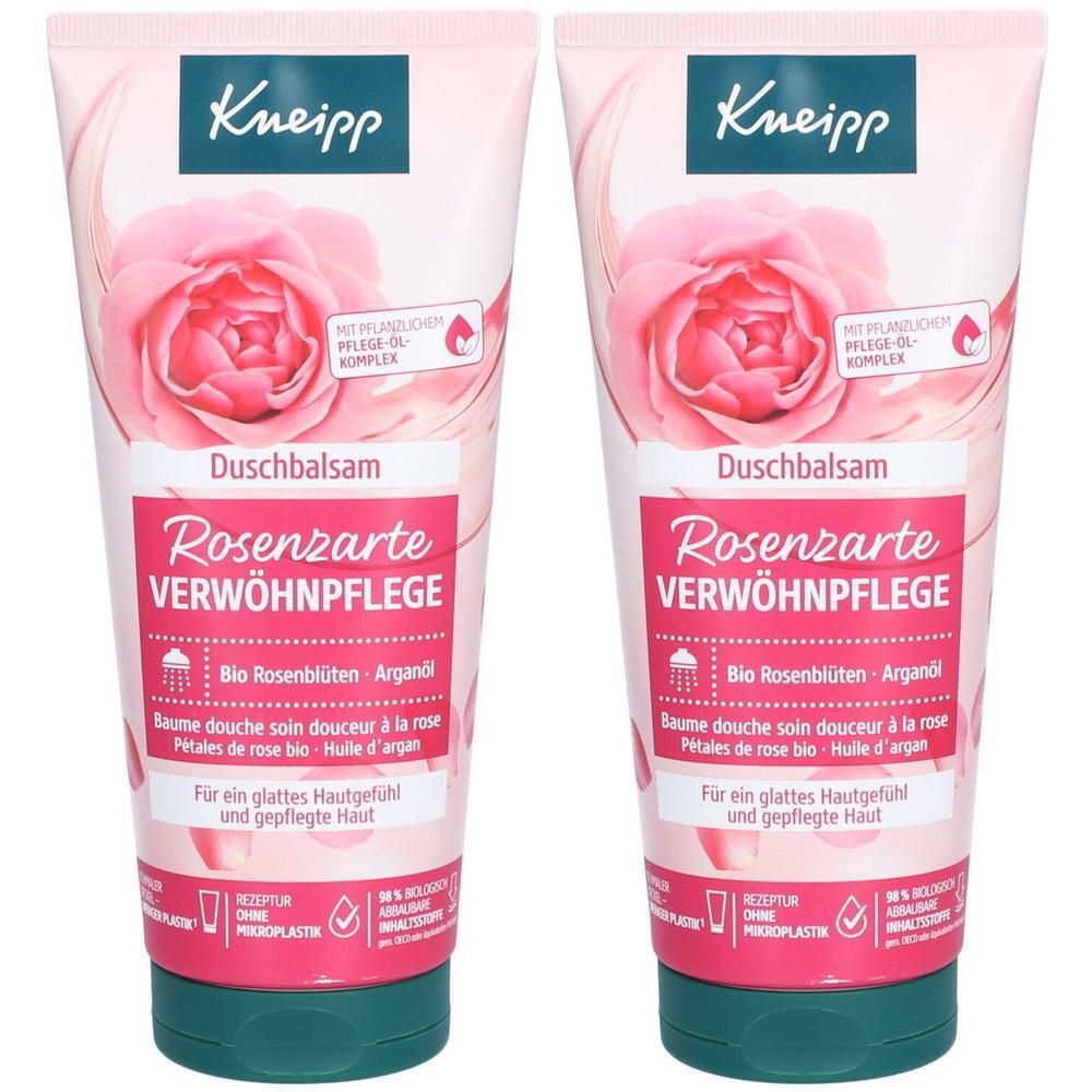 Kneipp Duschbalsam Rosenzarte Verwöhnpflege 2x 2x200 ml Duschgel
