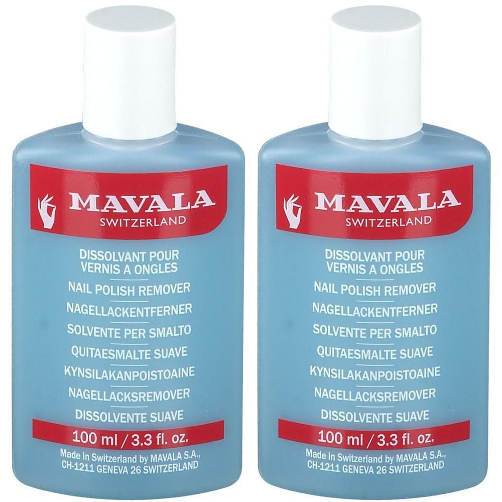 Nagellackentferner blau flüssig 2x 2x100 ml Flüssigkeit