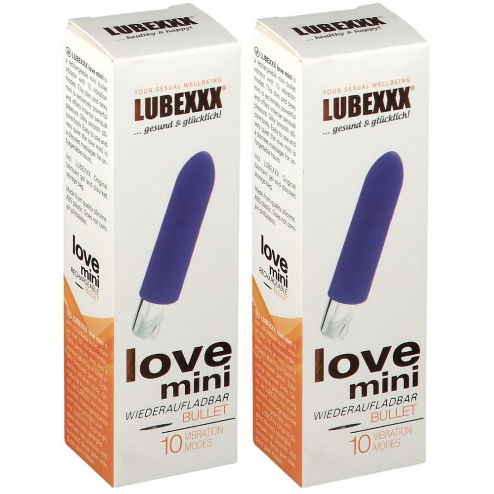 Lubexxx Love Mini Massager rechargeable lila 2x 2x1 St