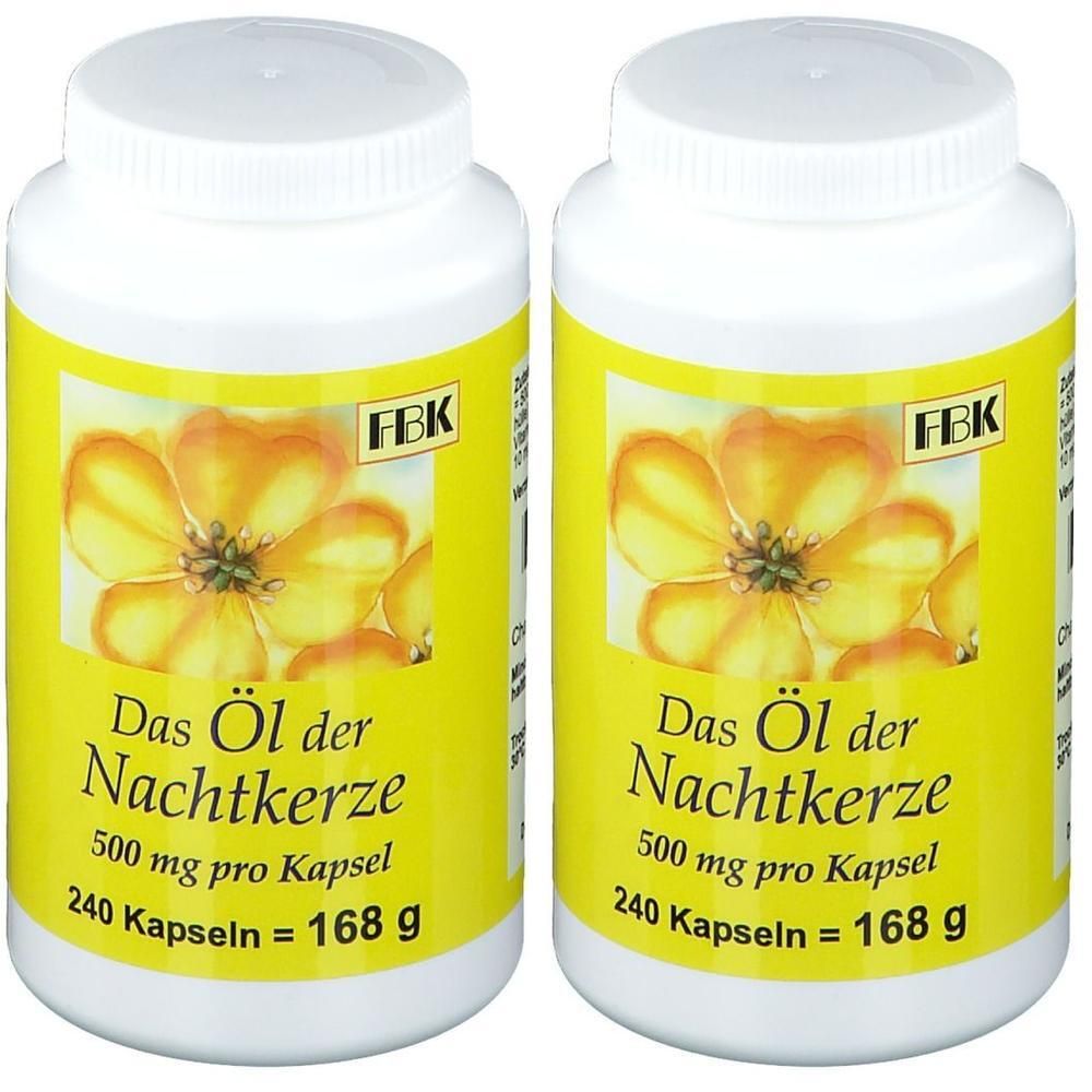 Nachtkerze ÖL Kapseln 500 mg 2x 2x240 St