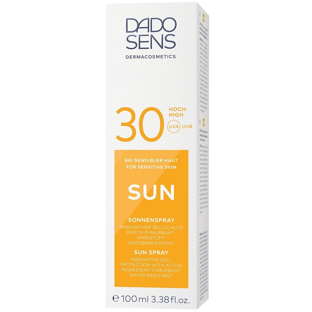 DADO SENS Sonnenspray LSF 30 für empfindliche Haut, 100 ml.