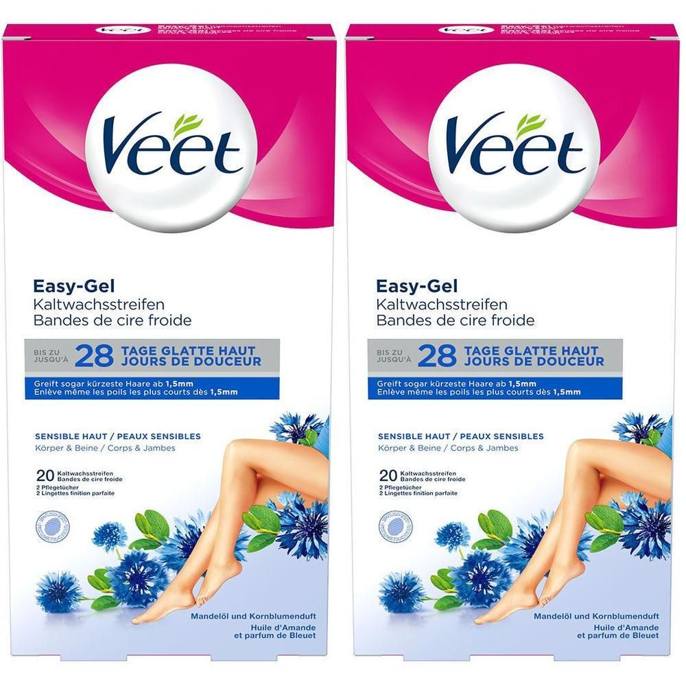 Veet Enthaarungsstreifen sensitive 2x 2x10x2 St Streifen