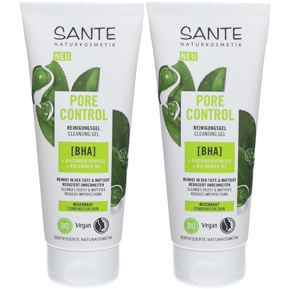 Pore Control Reinigungsgel BHA & grüner Tee 2x 2x100 ml Gel