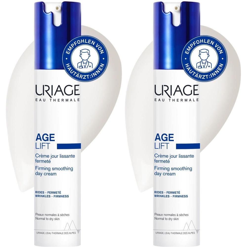 Uriage Age Lift glättende straffende Tagescreme 2x 2x40 ml Creme