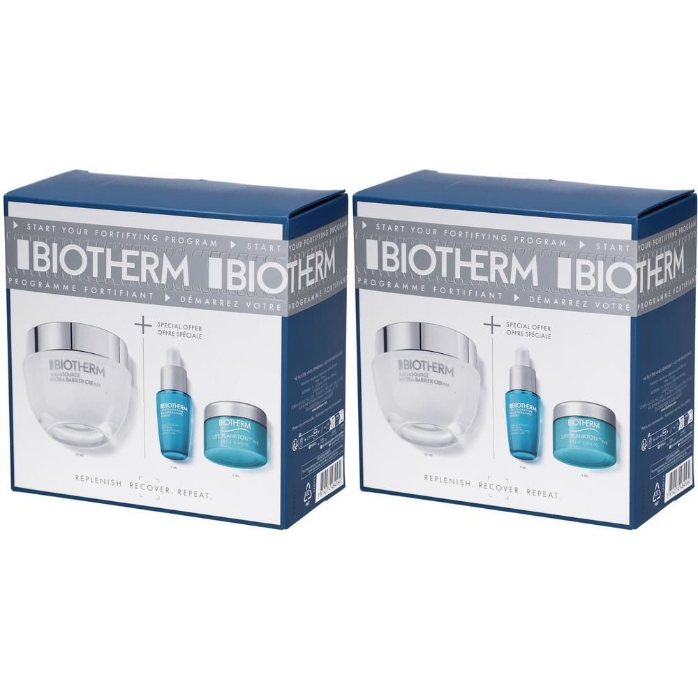 Biotherm Aquasource Hydra Barrier Routine Set 2x 2x1 St Kombipackung