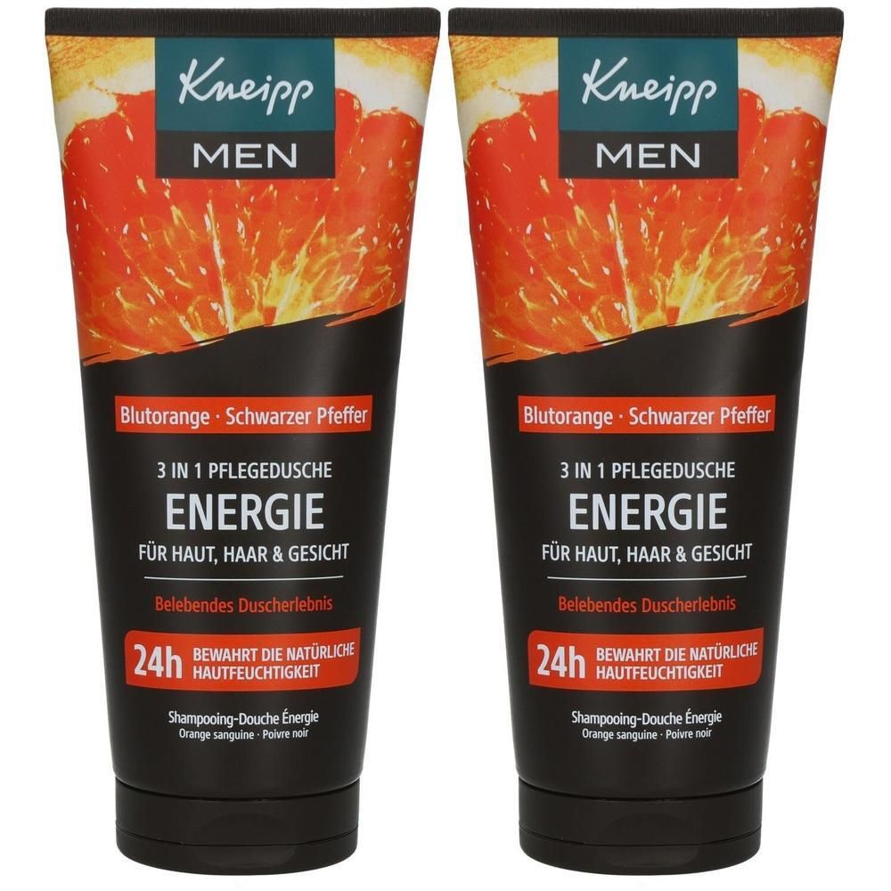 Kneipp MEN 3in1 Pflegedusche Energie 2x 2x200 ml Duschgel