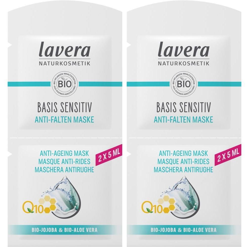 Lavera basis sensitiv Maske Q10 2x 2x2x5 ml Gesichtsmaske