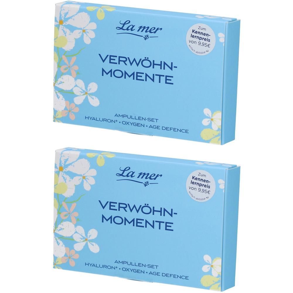 LA MER Ampullenset Verwöhnmomente 2x 2x1 St Kombipackung