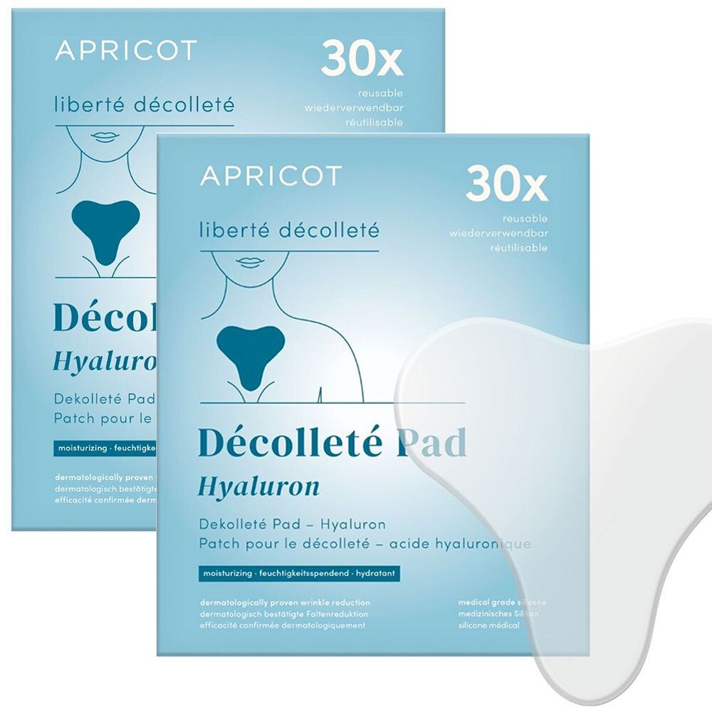 Apricot Decollete Pad Hyaluron liberte decollete 2x 2x1 St