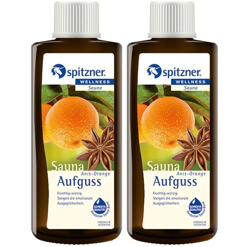 Spitzner Saunaaufguss Anis Orange Wellness 2x 2x190 ml Konzentrat