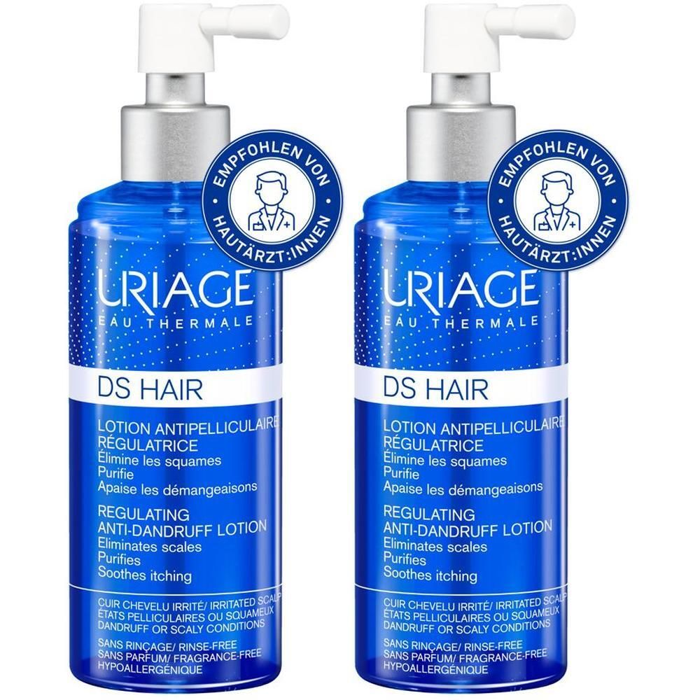 Uriage DS Hair regulierende Anti-Schuppen-Lotion 2x 2x100 ml Lotion