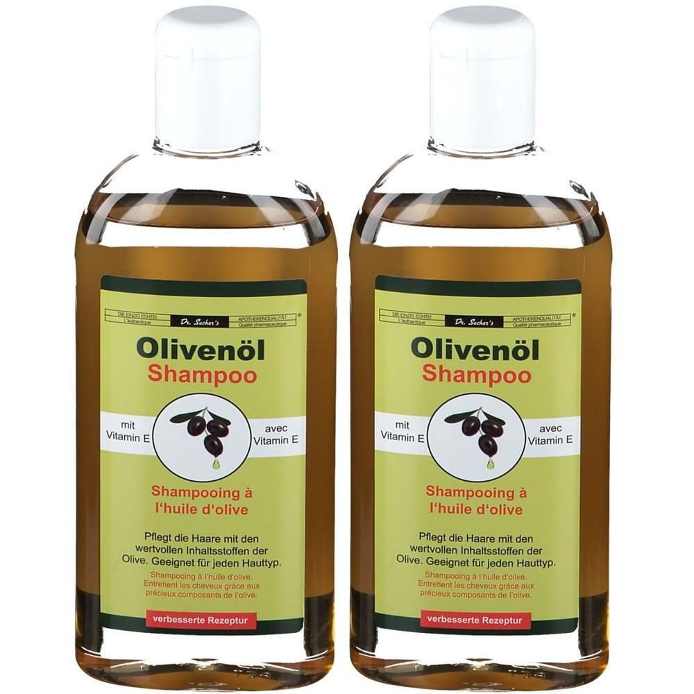 Olivenöl Shampoo mit Vitamin E 2x 2x250 ml