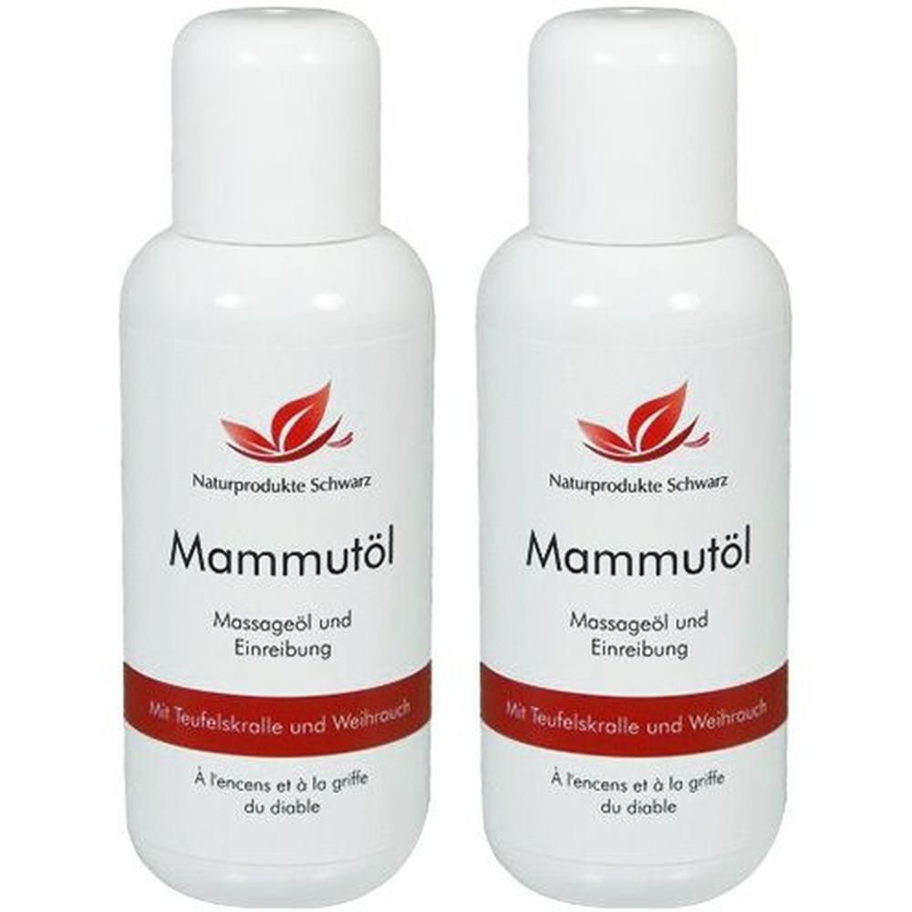 Mammutöl Massageöl mit Teufelskralle 2x 2x50 ml