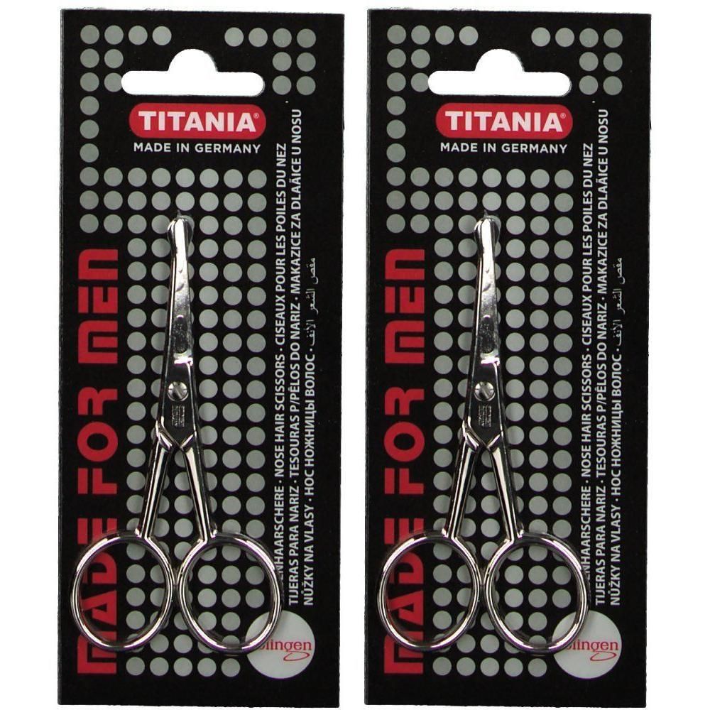 Nasenhaarschere made for men Titania 2x 2x1 St