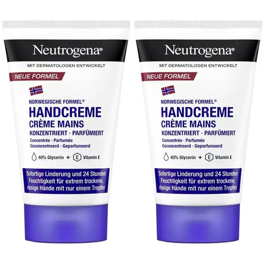 Neutrogena norweg.Formel konzentr.Handcreme parf. 2x 2x50 ml Creme