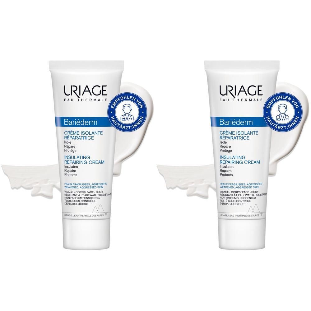 Uriage Bariederm isolierende Cre.m.Rep.Wirkung 2x 2x75 ml Creme