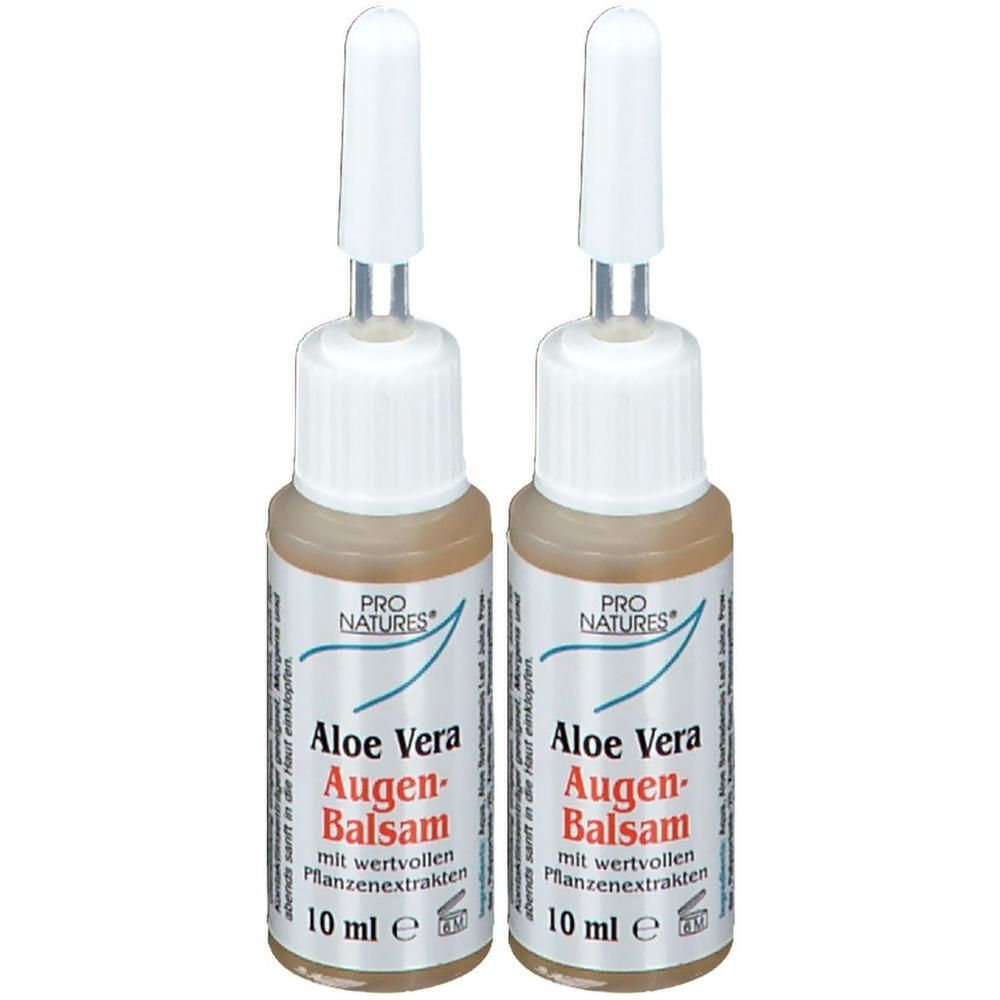 Aloe Vera Augenbalsam pro Natur 2x 2x10 ml Balsam
