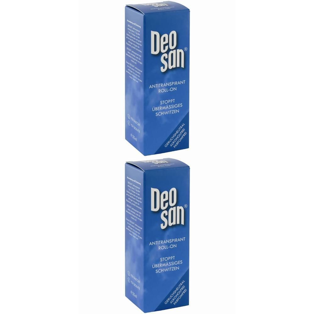 Deosan Antitranspirant Roll-on 2x 2x50 ml Lösung