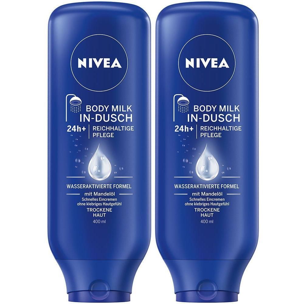 Nivea Body In-Dusch Milk 2x 2x400 ml Milch