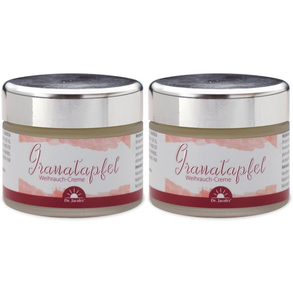 GRANATAPFEL-WEIHRAUCH-Creme Dr.Jacob's 2x 2x50 ml Creme