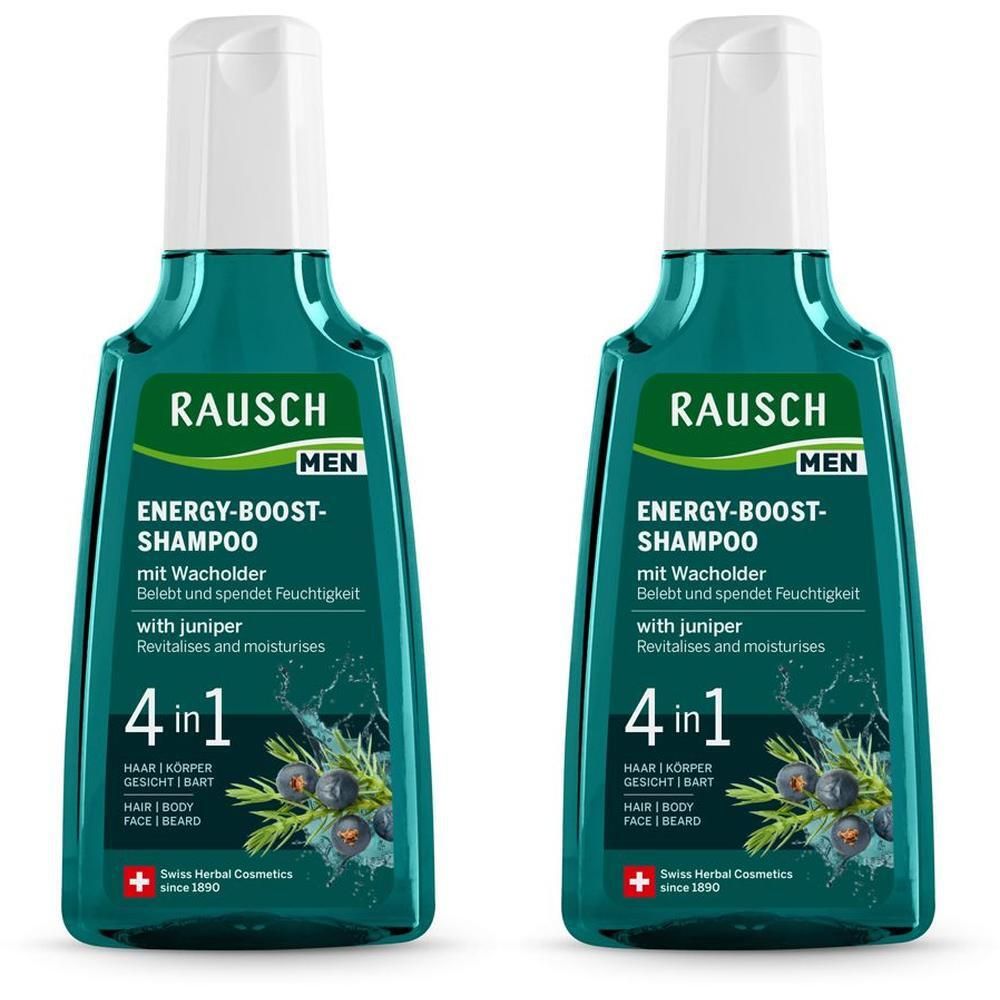 Rausch Energy-Boost-Shampoo mit Wacholder 2x 2x200 ml Shampoo