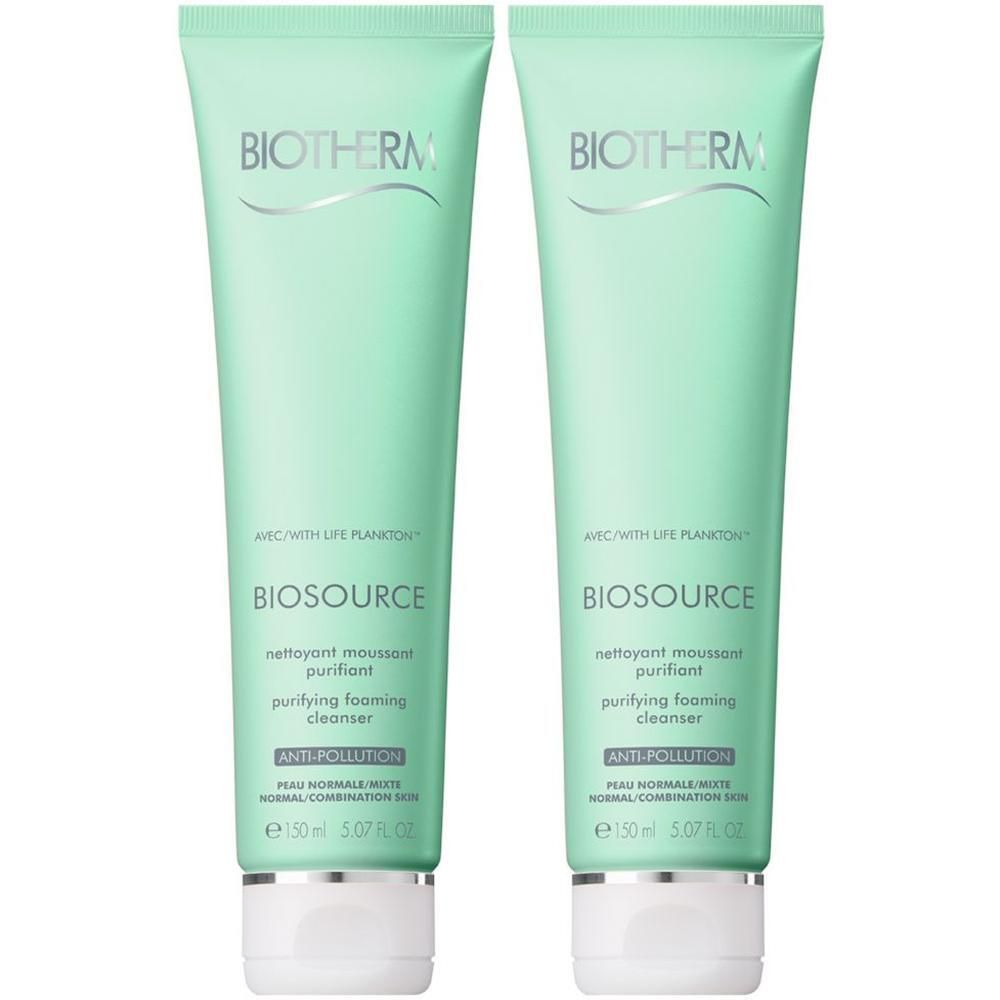 Biotherm Biosource Reinigungschaum normale Haut 2x 2x150 ml Schaum