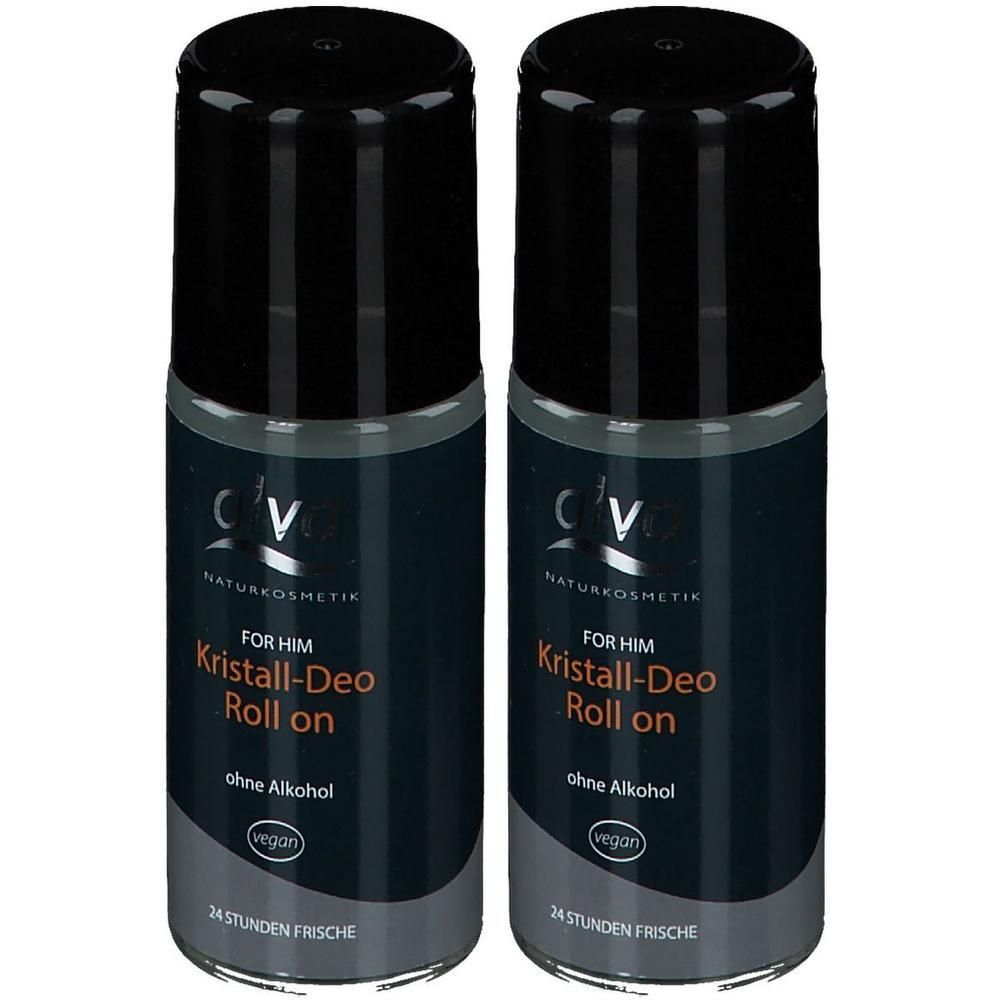 FOR HIM Roll-on Deo Kristall alva 2x 2x50 ml Stifte