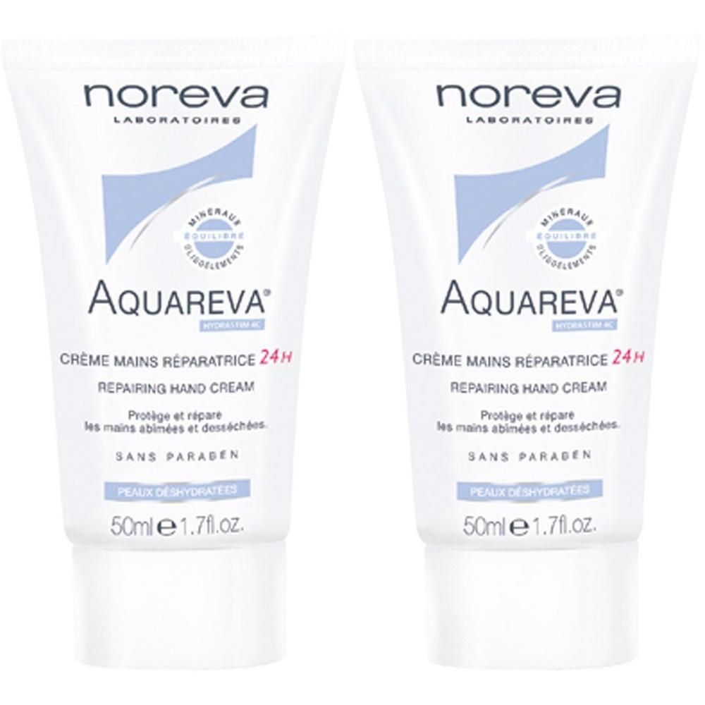 Noreva Aquareva regenerierende Handcreme 2x 2x50 ml Creme