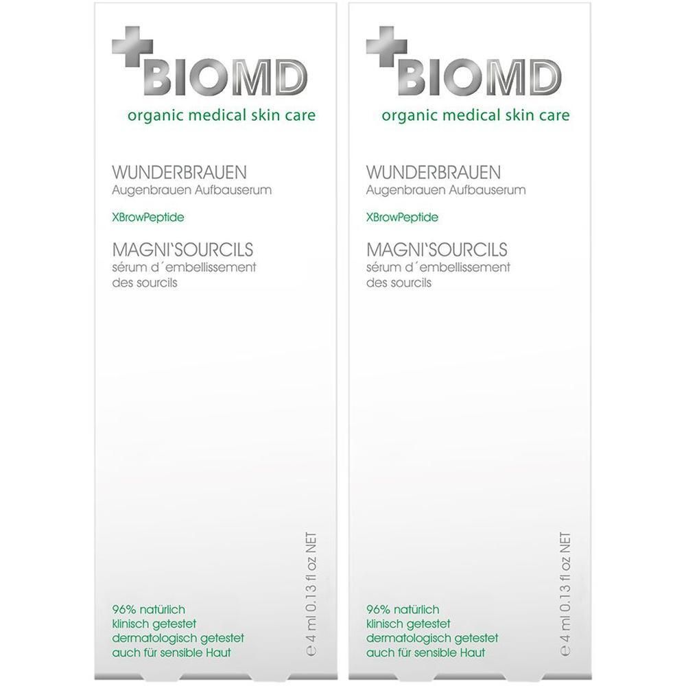 BioMD Wunder Brauen Aufbauserum 2x 2x4 ml Konzentrat