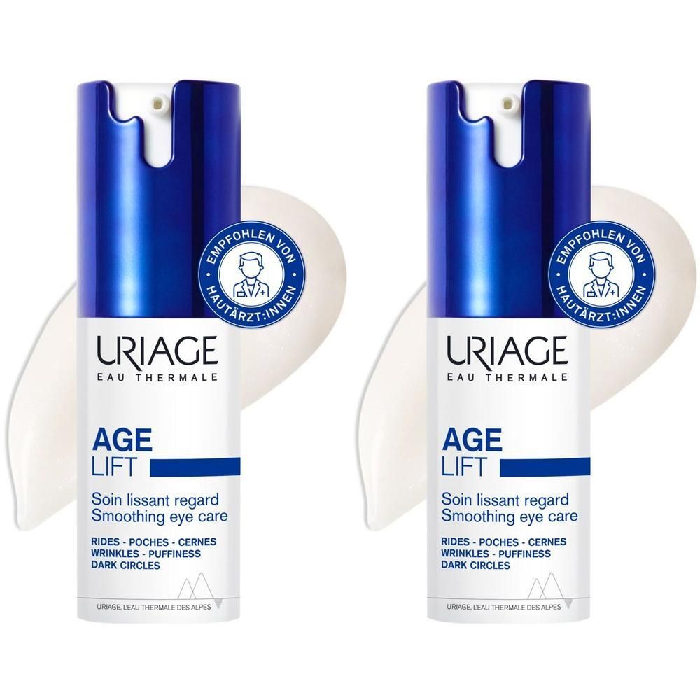 Uriage Age Lift glättende Augenpflege 2x 2x15 ml Creme