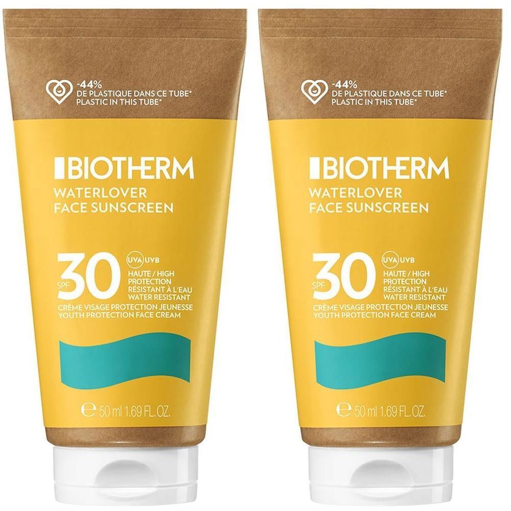 Biotherm Waterlover Anti-Aging Sonnencreme LSF 30 2x 2x50 ml Creme