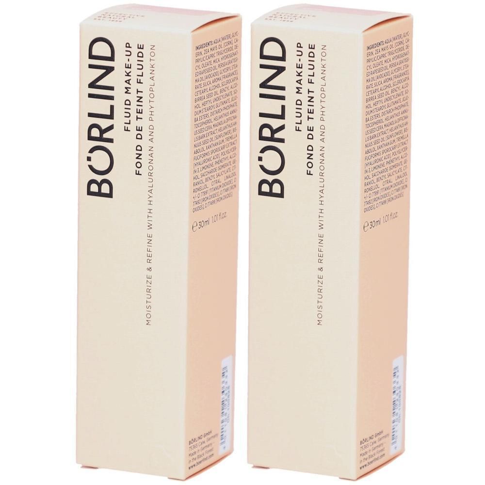 Börlind Fluid Make-up beige 2x 2x30 ml Tube