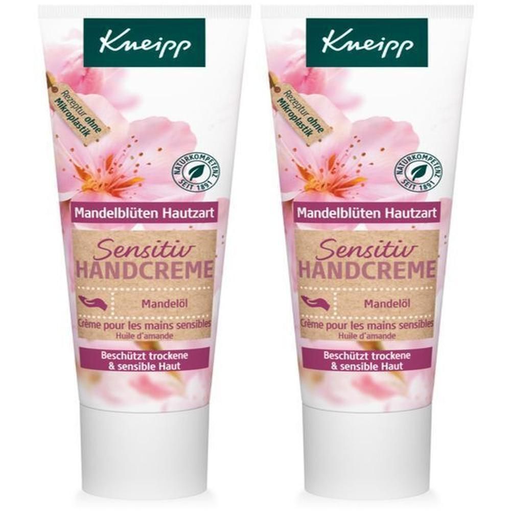 Kneipp Sensitiv Handcreme Mandelblüten hautzart 2x 2x20 ml Creme