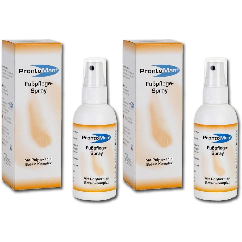 Prontoman Fußpflege Spray 2x 2x75 ml