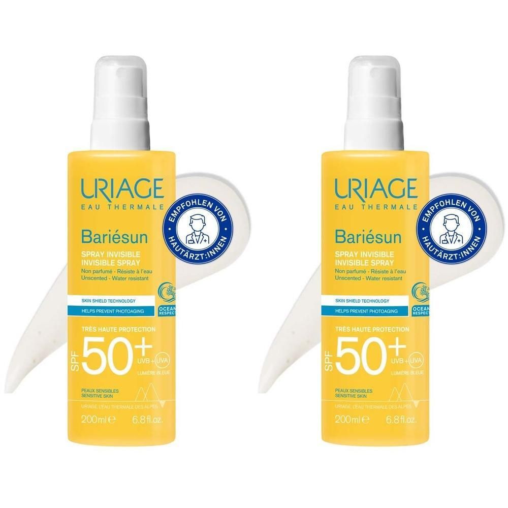 Uriage Bariesun Spray parfumfrei SPF 50+ 2x 2x200 ml