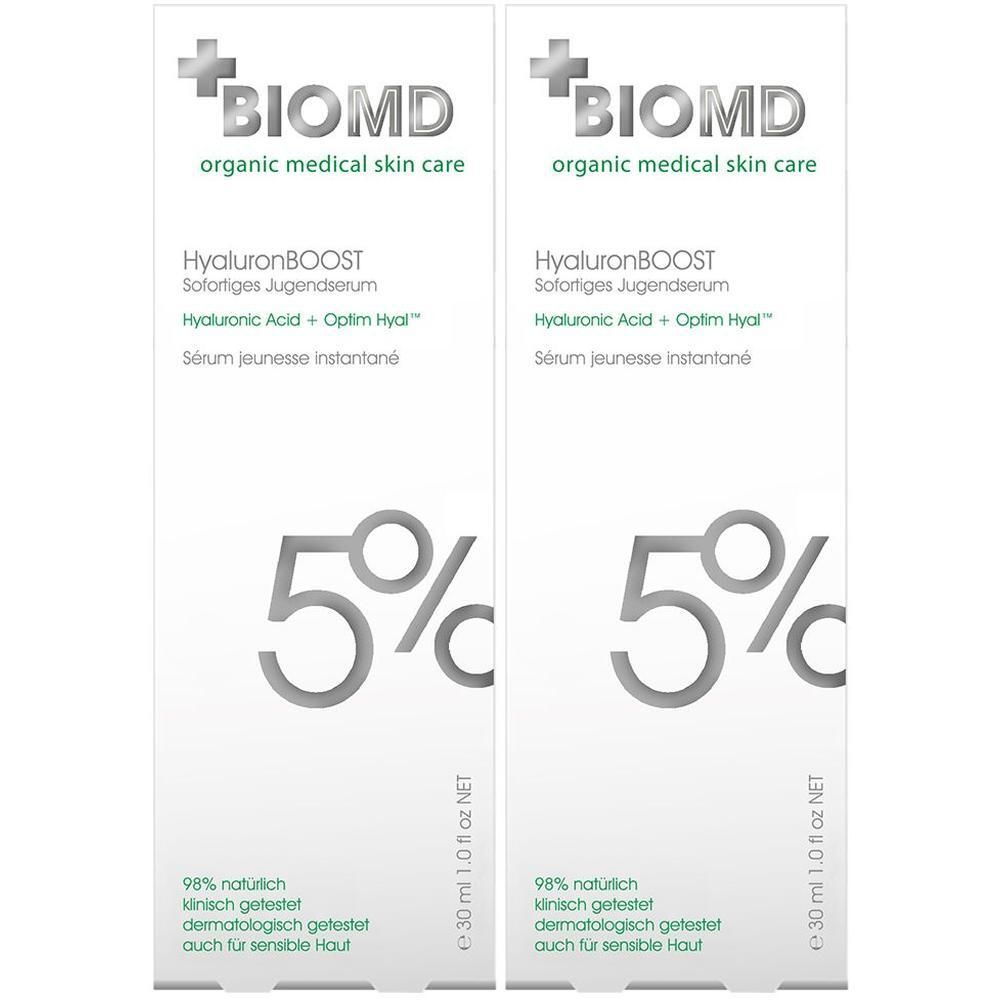 BioMD Hyaluron Boost Jugendserum 2x 2x30 ml Konzentrat